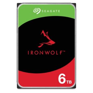 HD SEAGATE IRONWOLF 6TB SATA3 3.5" 5400 RPM  256mb cache 24x7 - NAS HDD - ST6000VN006 - Gar. 3 anni