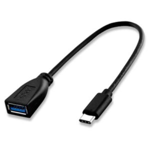 CAVO ADATTATORE ATLANTIS USB-C TO USB A 3.0, M/F, 0,15MT, NERO, A04-TC_UB3-01