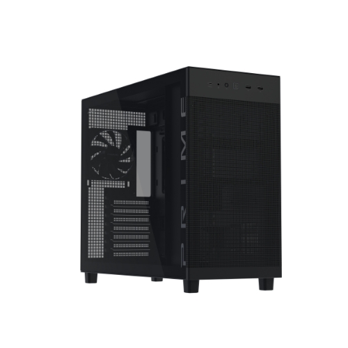 CASE M.TOWER ASUS PRIME AP303 TG BLACK, SIDE PANNEL TRASP - NERO