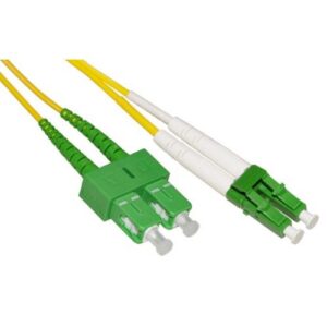 CAVO FIBRA OTTICA APC LC A APC SC SINGLEMODE DUPLEX MT. 2 LKLCSCAPC2