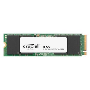 SSD CRUCIAL M.2(2280) 480GB NVMe E100 PCIE 4.0 READ: 4500MB/S-WRITE: 2500MB/S CT480E100SSD8