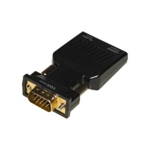 ADATTATORE LINK DA PC VGA + AUDIO 3,5 MM STEREO A TV O VIDEO HDMI, M/F, LKADAT129