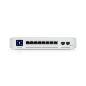 UBIQUITI SWITCH USW-Enterprise-8-PoE 8 PORTE LAN GIGABIT POE+ Budget 120W + 2 Porte 10G SFP+ L3