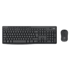 TASTIERA LOGITECH+MOUSE Wireless Desktop MK370 COMBO USB 112 Tasti+ SILENT MOUSE Colore GRAFITE 920-012069