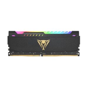 KIT DDR4 PATRIOT "VIPER STEEL RGB BLACK" 16GB (2x8GB) 3600Mhz CL18 - RGB- HS DUAL CHANNEL PVSR416G360C0K