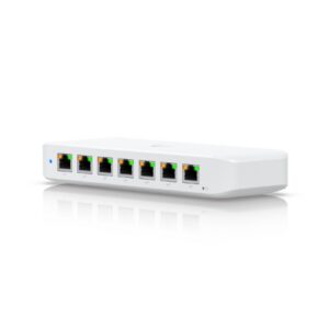 UBIQUITI SWITCH USW-Ultra-60W-EU 7 PoE+ 1 Porta Input PoE++ 52W TOTAL POE SUPPLY AC ADAPTER INCLUSO