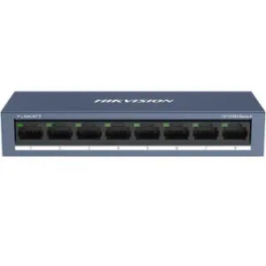 SWITCH HIKVISION 8 PORTE 10/100 RJ45, Desktop Steel Case Unmanaged Switch - DS-3E0108-O