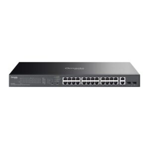 SWITCH TP-LINK OMADA ES228GP 24P PoE+ GIGABIT 10/100/1000Mbps RJ45+2P GIGABIT NO PoE+2P SFP Budget 250W Easy Managed Switch