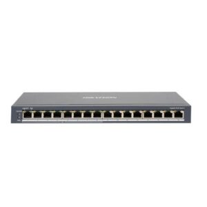 SWITCH HIKVISION 8 Gigabit POE ports, 8 Gigabit RJ45, 802.3af/at, PoE power budget 110w, SOHO - DS-3E0516P-O