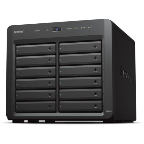 NAS TOWER SYNOLOGY DS2422+ 12XHDD NOHDD 3.5''/2.5'' SATA 4P 1GBe 4GB RAM CPU 4C 2.2 GHz AMD Ryzen V1500B