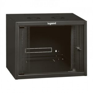 ARMADIO BOX DA PARETE LEGRAND 15U 758X600X450 PORTA IN VETRO RAL 7016