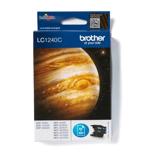 INK BROTHER LC-1240C Ciano 600PP X MFC-J6510DW MFC-J6910DW MFC-J430W MFC-J825DW MFC-J625DW MFC-J5910DW