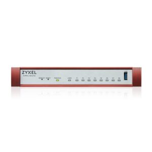 FIREWALL ZYXEL USGFlex Security Gateway 100H VPN: 50IPSec/L2TP, 25 SSL WAN, 8xLAN, Desktop Fanless, fino a 25 utenti