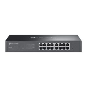 SWITCH TP-LINK OMADA ES216G 16P LAN GIGABIT DESKTOP 10/100/1000Mbps RJ45 Desktop Easy Managed Switch 1U 13-inch Rack-mountable