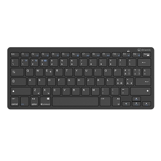 MINI TASTIERA ATLANTIS PREMIUM P013-LK-8850-WB ULTRASLIM WIRELESS DUAL MODE - COLLEGAMENTO WIRELESS + 2 COLLEGAMENTI BLUETOOTH