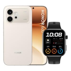 SMARTPHONE HONOR 600 5G 8/256GB DISPLAY OLED 6,57" GOLD + SMARTWATCH W2I - 0166470311 NO ALIMENTATORE