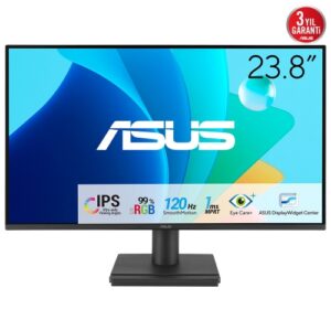 MONITOR ASUS LED 23.8" Wide VA249HG IPS 1920x1080 120Hz 1ms 300cd/m² 1500:1 VGA HDMI DP