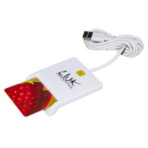 LETTORE LINK SMART CARD USB 2.0 BIANCO - LKCARD02