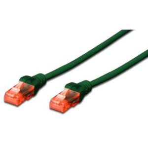 CAVO RETE DIGITUS CAT. 6 UTP NON SCHERMATO LSZH VERDE 2mt