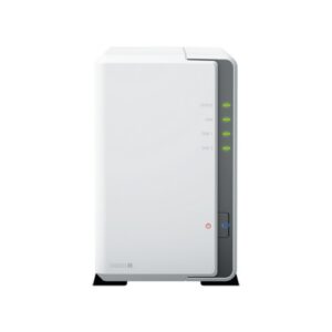 NAS TOWER SYNOLOGY DS223j 2XHDD NOHDD 3.5''/2.5'' SATA 1P 1GBe 1GB RAM CPU 4C 1.7 GHz Realtek RTD1619B