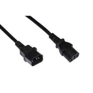 CAVO LINK ALIMENTAZIONE PROLUNGA MASCHIO/FEMMINA 1,8MT, NERO, LKIEC18