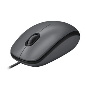 MOUSE LOGITECH M100 USB 1000 dpi 3 PULSANTI NERO Design ambidestro 910-006652