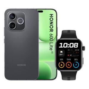SMARTPHONE HONOR 600 LITE 5G 8/256GB DISPLAY OLED 6,6" BLACK + SMARTWATCH W2I - 0166430311 NO ALIMENTATORE