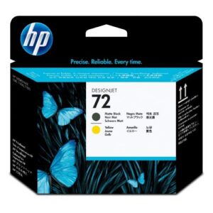 TESTINA DI STAMPA HP C9384A N.72 Nero Matte+Giallo x T2300 T1200 T790