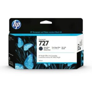 INK HP B3P22A N. 727 NERO OPACO x HP DesignJet T1500, T1530, T2500, T2530, T920, T930