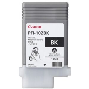 CANON SERBATOIO INCH. NERO PFI-102BK SINGOLO (130ml) 0895B001 x iPF 610/710/720/605/510