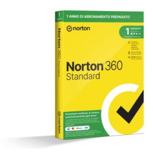 NORTON 360 360 Standard 2026 - Antitruffa- ATTACH 1 Dispositivo 12 Mesi 10GB - IT Box - 21483708