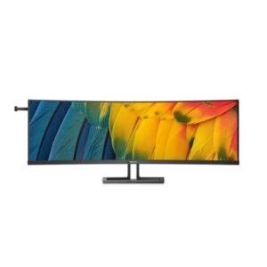 MONITOR PHILIPS 44,5" 32:9 CURVED 45B1U6900CH VA 5120x1440 4ms 450cd/m² 2x5W MM WEBCAM Reg.H 2HDMI DP RJ45 2USB-C docking