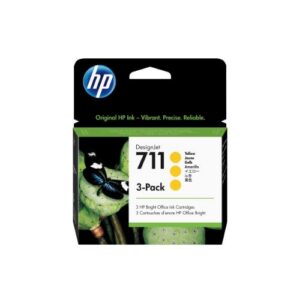 INK HP CZ136A N.711 Giallo 3x29ML x DesignJet T100 T120 T120 ePrinter T125 T130 T520 T520 ePrinter T525 T530