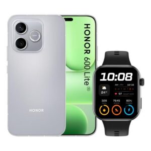 SMARTPHONE HONOR 600 LITE 5G 8/256GB DISPLAY OLED 6,6" GREY + SMARTWATCH W2I - 0166450311 NO ALIMENTATORE