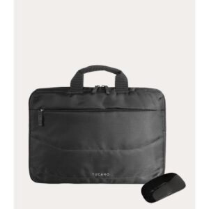 BORSA X NB TUCANO idea pc BUNDLE  bag 13/14" Nero + mouse - BU-BIDEA1314-WM-BK