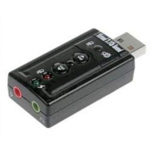 ADATTATORE LINK USB-AUDIO per MICROFONO, CASSE o CUFFIE, consente di connettere dispositivi audio ad un PC o MAC LK70777