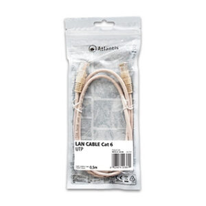 Atlantis cavo di Rete Cat 6: Cavo di rete UTP (patch cord) categoria Cat-6 Lunghezza 0,5m P019-LN_6-U-0A