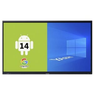 MONITOR SUPERTOUCH AI TOUCH YASHI 86" LY8622 LCD 4K TYPE-C 8GB RAM 128GB STORAGE ANDROID 14 EDLA, staffa a muro inclusa