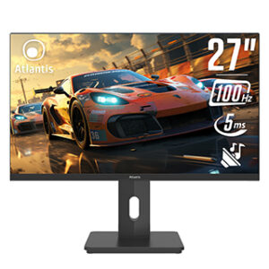 MONITOR ATLANTIS LED 27" Wide A05-HX27IFD-HCM IPS 1920x1080 100HZ 5ms 270cd/m² 1.000:1 2x2W MM Reg.H PIVOT HDMI DP USB-C Docking