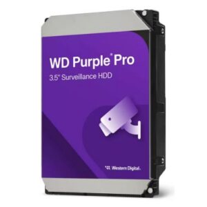HD WD SATA3  12TB 3.5" PURPLE INTELLIPOWER 512mb cache 24x7 - (IDEALI PER DVR/PVR) - WD122PURP