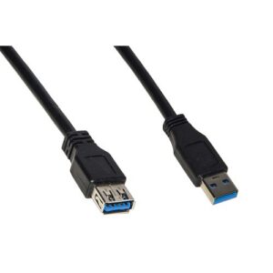CAVO LINK USB 3.0 A TO USB A, M-F, 1,8MT, (PROLUNGA), NERO, LKCU3018
