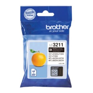 INK BROTHER LC3211BK nero 200PP X DCP-J572DW MFC-J491DW MFC-J890DW
