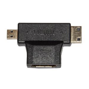 ADATTATORE LINK HDMI TO MINI HDMI + MICRO HDMI, F/M, NERO, LKADAT57