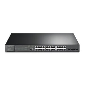 SWITCH TP-LINK SG3428MP 24P GIGABIT PoE+ L2 Managed incluse 4P SFP 802.3at/af, 384W PoE power supply,1U 19-inch rack-mountabl