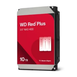HD WD SATA3  10TB 3.5" RED PLUS 7200RPM 512mb cache - NAS HARD DRIVE - WD100EFGX