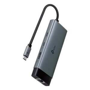 HUB TP-LINK UH6120C 6 PORTE trasforma 1P USB-C in 6P con HDMI 4K@60Hz, Ethernet da 1 Gbps, PD da 100W, 1P USB-C, 2P USB A