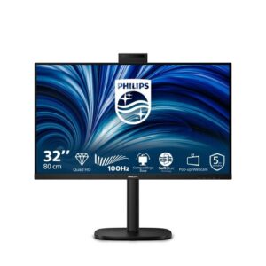 MONITOR PHILIPS LED 31.5" 32B2U3601H/00 2560x1440 100HZ 4ms 350cd/m² 1.500:1 2x2W MM WEBCAM Reg.H PIVOT HDMI DP USB-C Docking