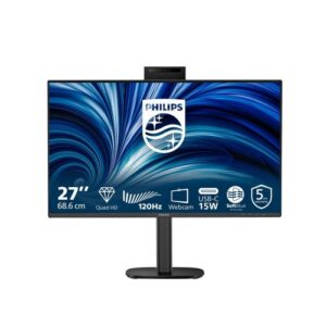 MONITOR PHILIPS LED 27" 27B2N3500JH/00 IPS 2560x1440 4ms 350cd/m²50.000.000:1 2x2W MM WEBCAM Pivot RegH 2HDMI DP USB-C docking