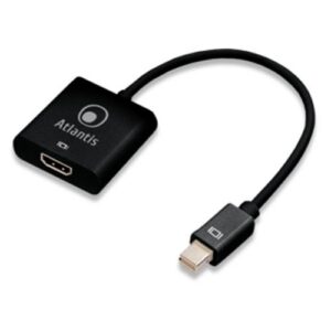 ADATTATORE ATLANTIS MINI DISPLAYPORT TO HDMI, M/F, 0,17MT, NERO, A04-MINIDP_HDMI