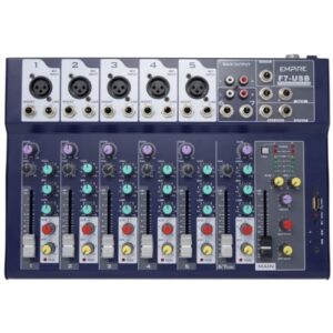 MIXER F7 USB EMPIRE-Mixer a 7 Canali con ingresso USB